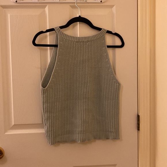 🎉 5/$30 - Light Green Sweater Tank Top - Picture 6 of 6